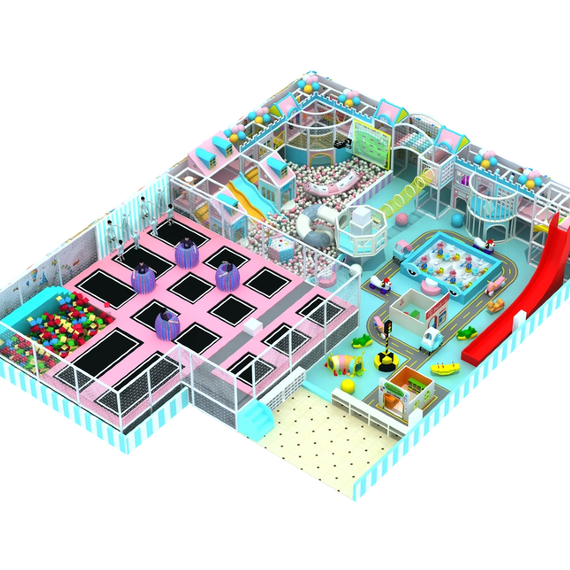 Indoor children's playground reference scheme