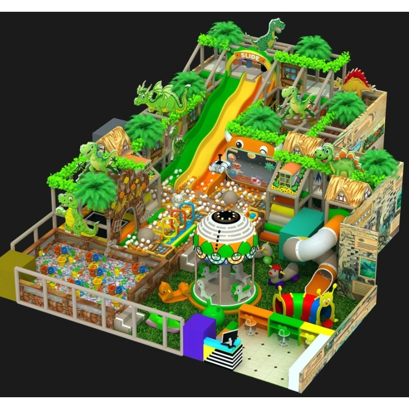 Crazy dinosaur land theme