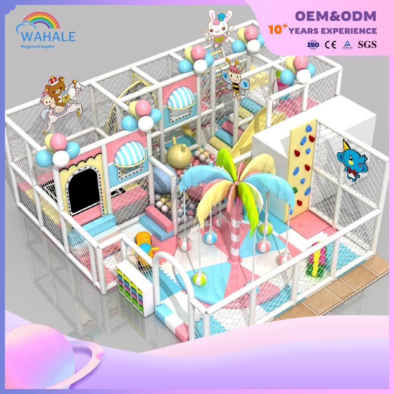 100 Square New Children's Fun Entertainment Fantasy Playground Children's Indoor Soft Decoration Amusement Park