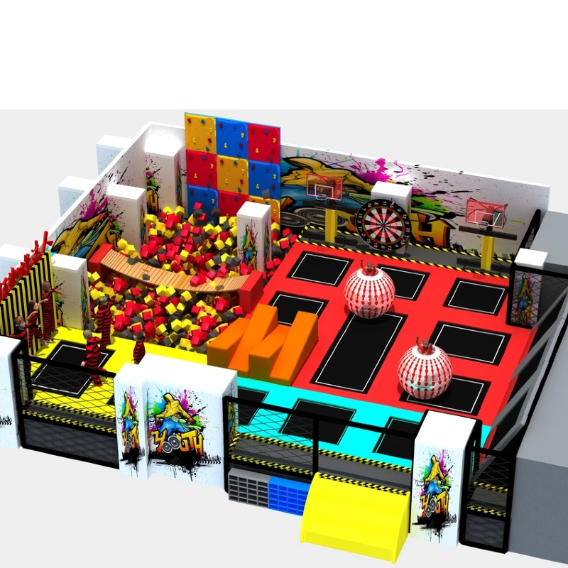 Dopamine indoor parkour trampoline park