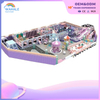 Early Education Center Indoor Custom Purple Castle Theme Playground Equipment Wholesale