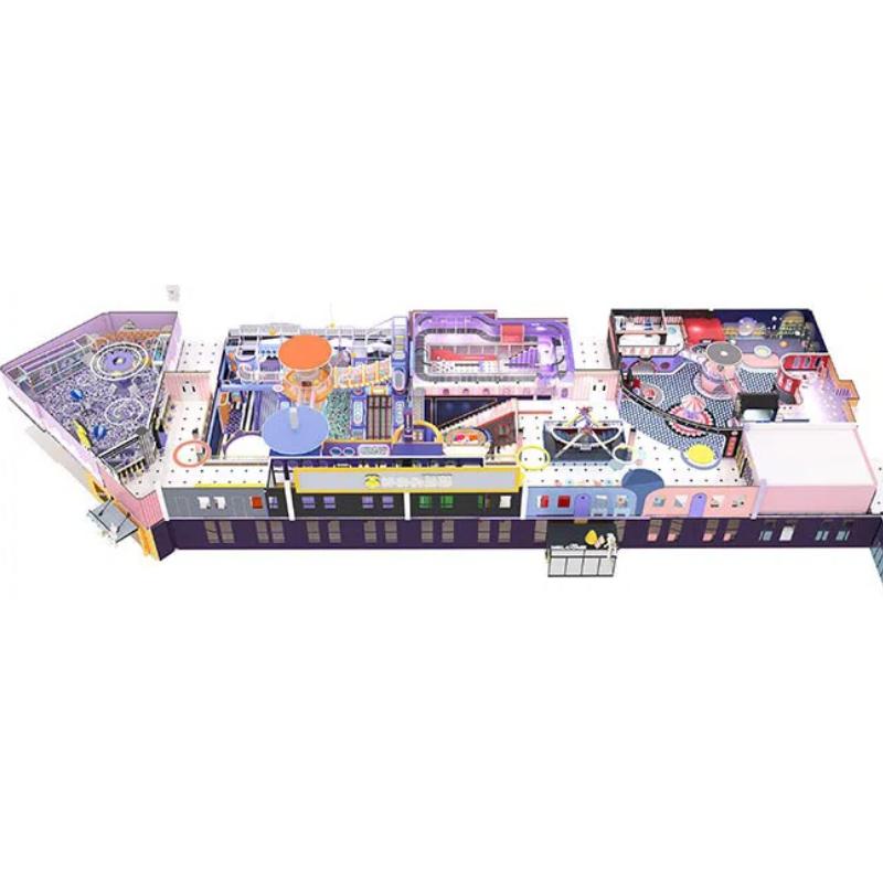 Purple castle theme maze
