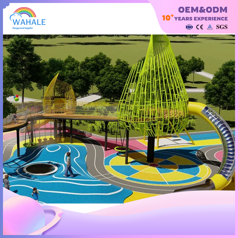 Community Outdoor Giraffe Shape Custom Children's Playground Equipment Manufacturer
