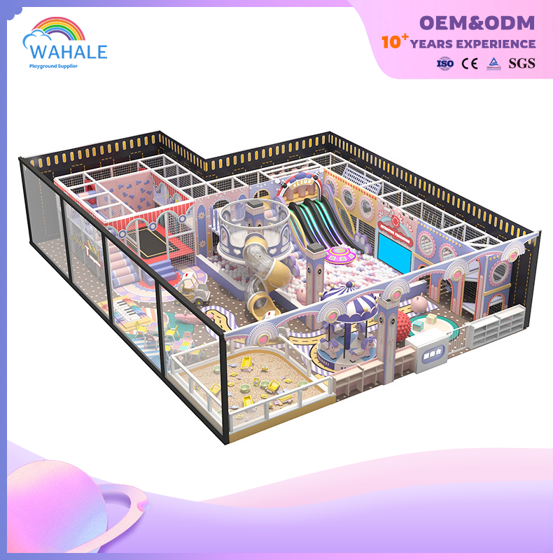 Mall Interior Candy Theme Custom Children Soft Clothing Fantasy Playground Equipment Dealer