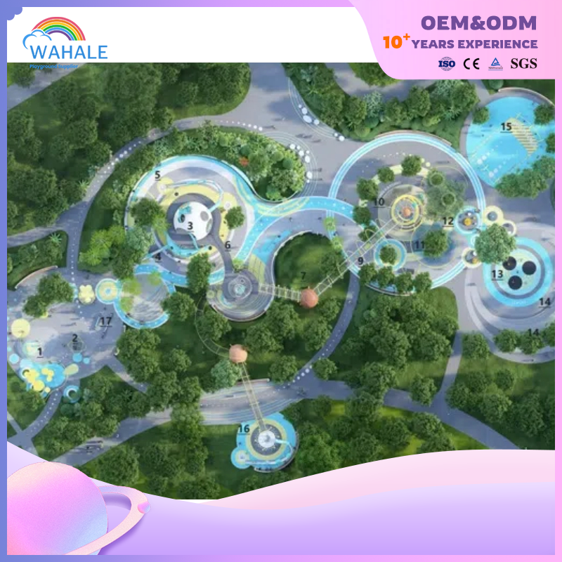 Scenic Spot Outdoor Interstellar Theme Customized Children's Climbing Through The Playground Equipment
