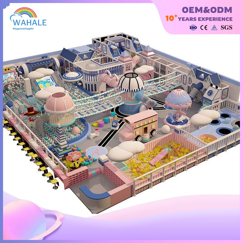 Children's Fantasy Purple Castle Theme Customized Indoor Playground Children Soft Installation Amusement Equipment Sale
