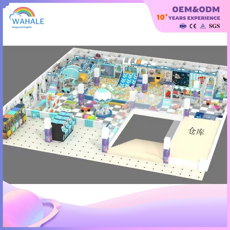 Kindergarten Indoor Blue Pink Dream Children Indoor Soft Decoration Playground Customized Equipment
