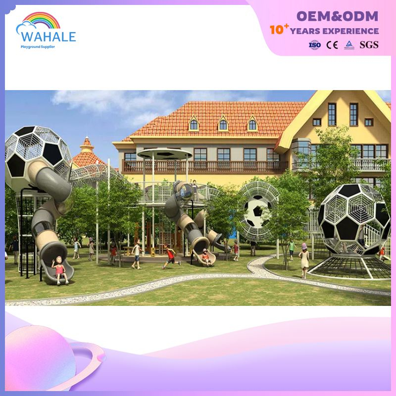 Kindergarten Outdoor Soccer Modeling Customized Children's Playground Equipment Wholesale