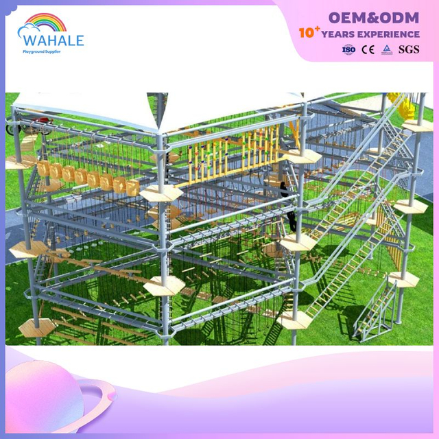 Park Outdoor Wooden Wooden Children Adventure Playground Playground Playground Wholesale