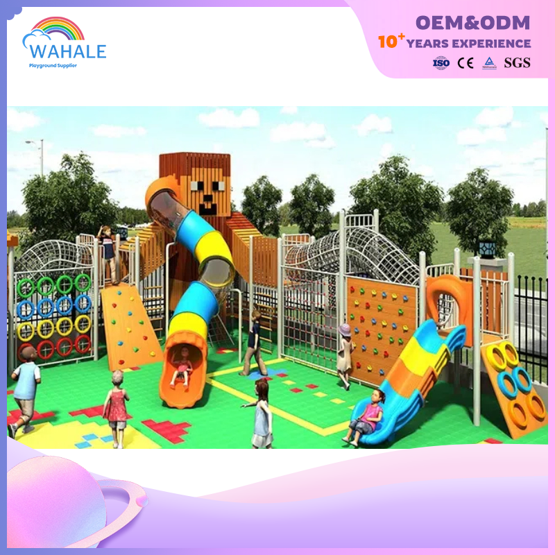 Scenic Area Outdoor My World Theme Customized Playground Children Color Castle Modeling Playground Equipment