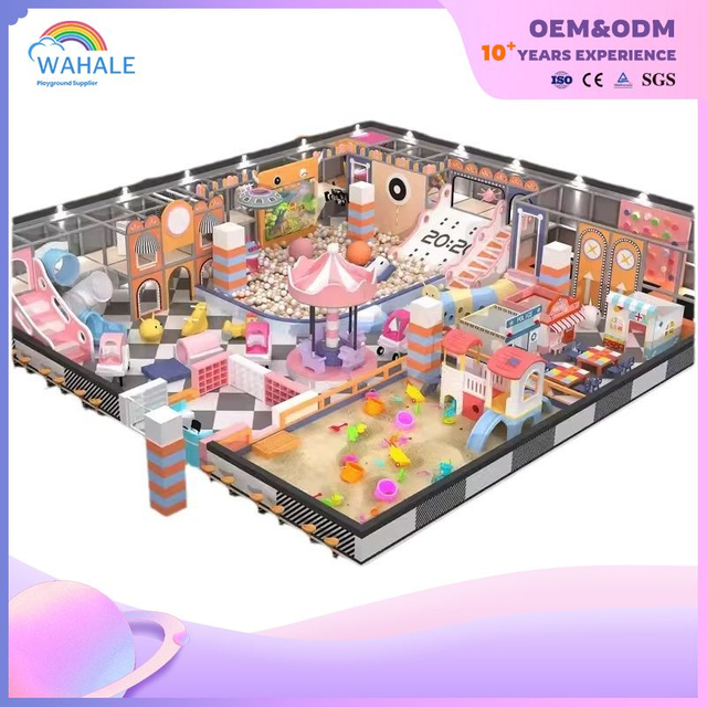 Kindergarten Indoor Macaron Color Customized Children's Soft Decoration Playground Equipment Supplier