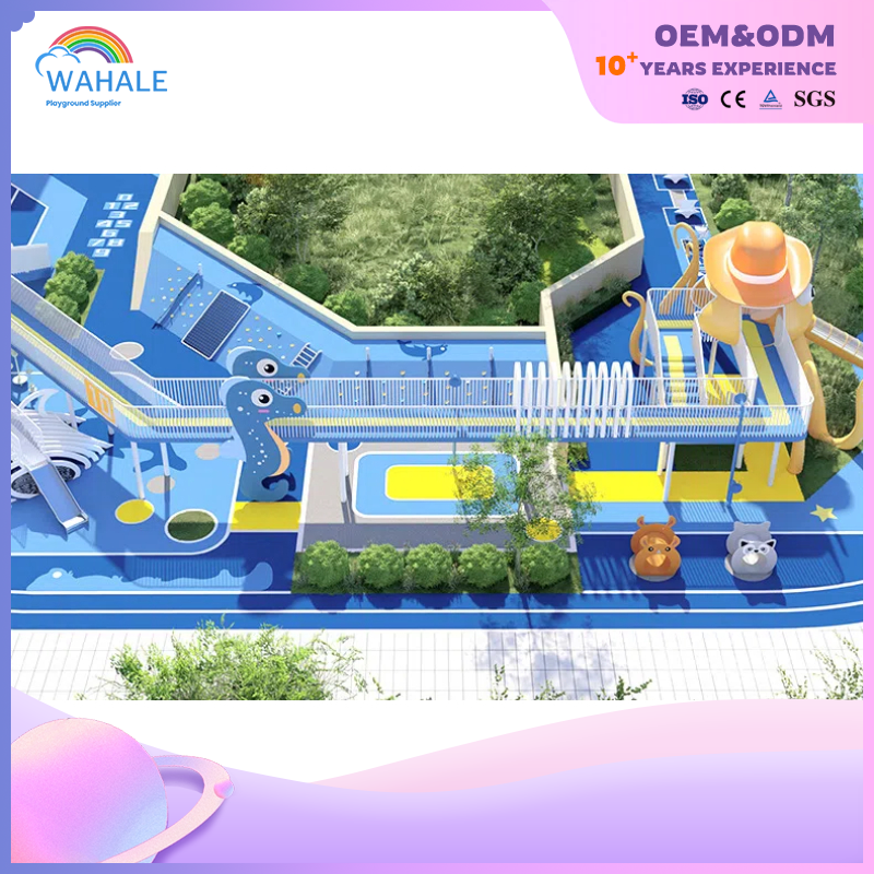 Scenic Spot Outdoor Ocean Theme Custom Children's Playground Cartoon Animal Modeling Equipment