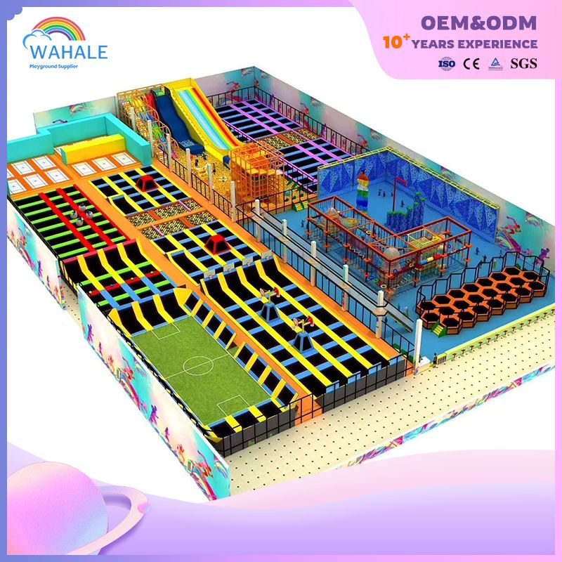 Mall Indoor Children's Expansion Parkour Trampoline Park Children's Physical Training Playground Equipment