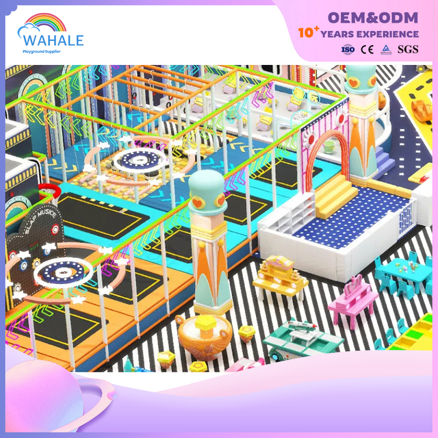 Shopping Mall Interior Color Department Castle Theme Custom Soft Children's Sports Playground Equipment Dealer