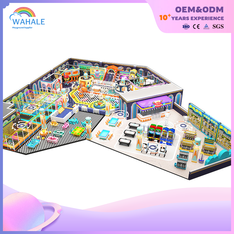 Shopping Mall Interior Color Department Castle Theme Custom Soft Children's Sports Playground Equipment Dealer