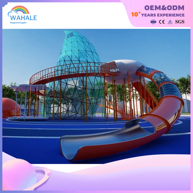 Early Education Center Outdoor Moon Forme Custom Children's Caping Sports Playground Agard non puissants
