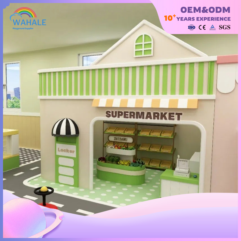 100 Square Meters Mall Indoor Children's Supermarket Scene Simulation Scene Experience House Facilities