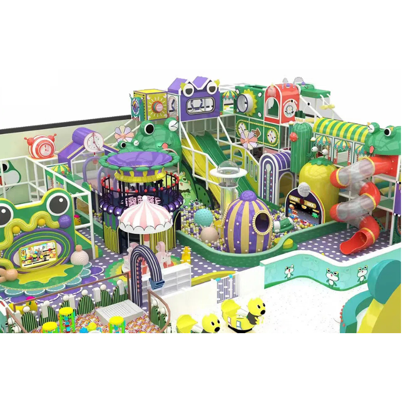 Blue castle shape maze