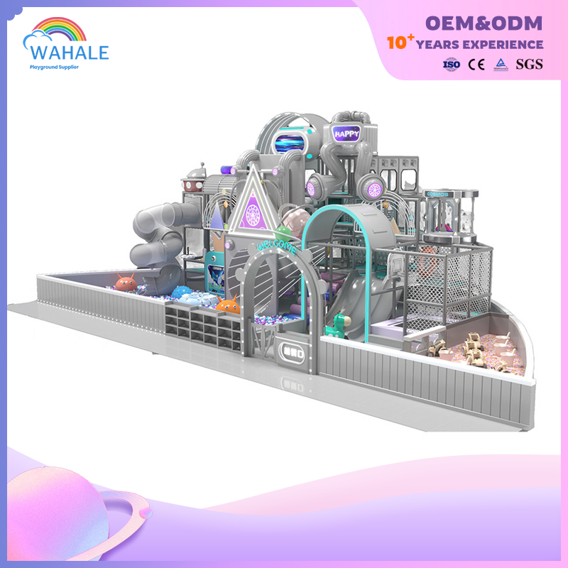 Sales Center Indoor Interplanetary Theme Customized Children's Soft Playground Equipment