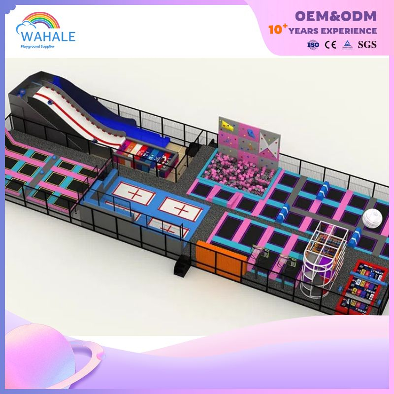 Professional Indoor Children's Sports Trampoline Park Customized Soft Parkour Park Facilities for Sale
