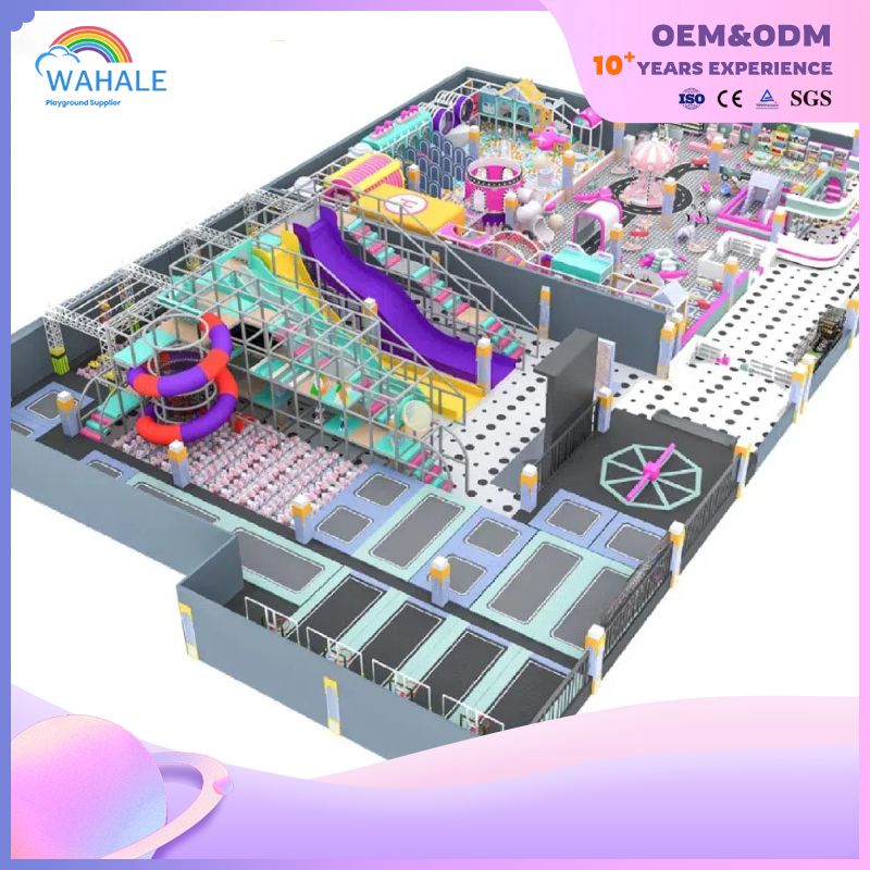 Dream Color Custom Shopping Mall Indoor Soft Decoration Children's Playground Equipment Sale