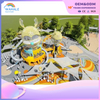 Park Outdoor Yellow Deer Modeling Modeling Custom Children's Playground Equipment Dealer