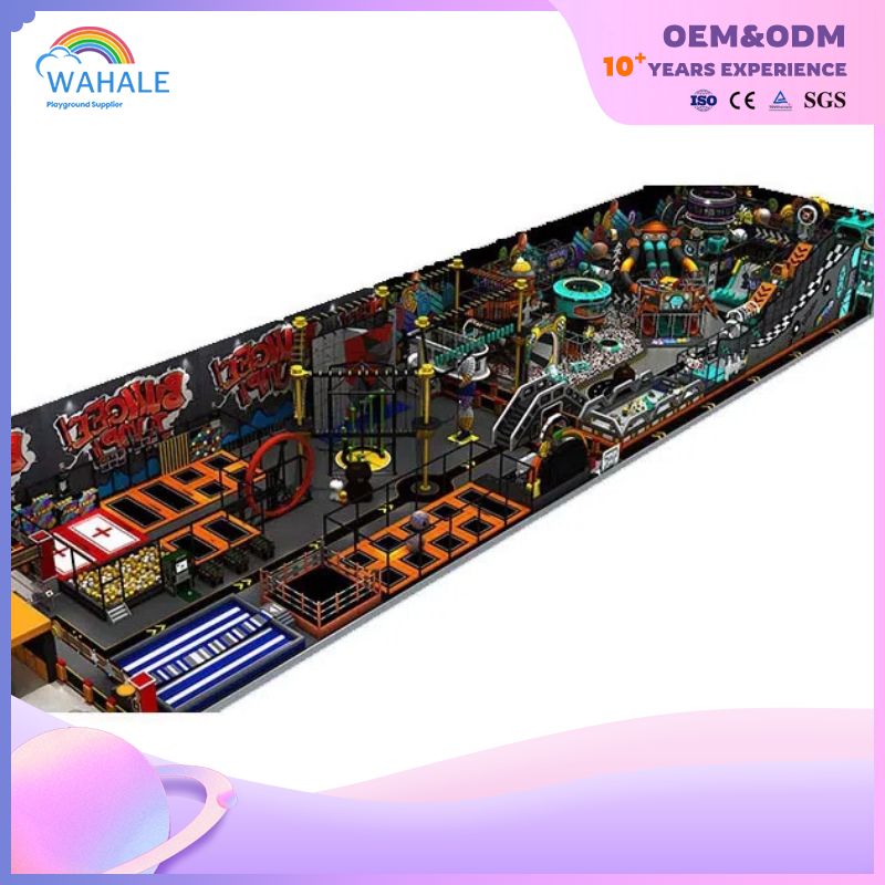 Ship Out of The Map Customized Children's Indoor Playground Soft Children's Warrior Adventure Park