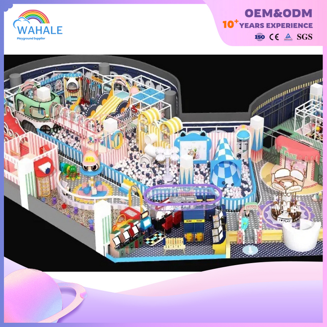 Large Shopping Malls Indoor Soft Decoration Children Interactive Playground Equipment Dealers