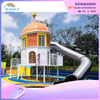 Park Outdoor Wooden Cartoon Tower Custom Children's Slide Playground Equipment Dealer
