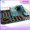 Mall Indoor Color Leap Slide Park Children's Parkour Trampoline Playground Equipment Dealer
