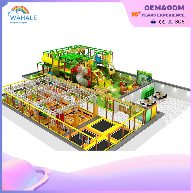 Kindergarten Indoor Forest Theme Custom Soft Installation Crossing Playground Equipment Dealer