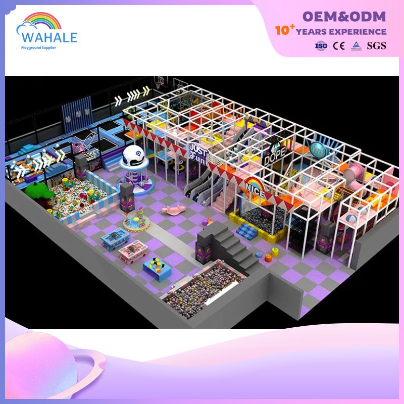Star Theme Customized Children's Indoor Soft Sports Playground Equipment Manufacturer