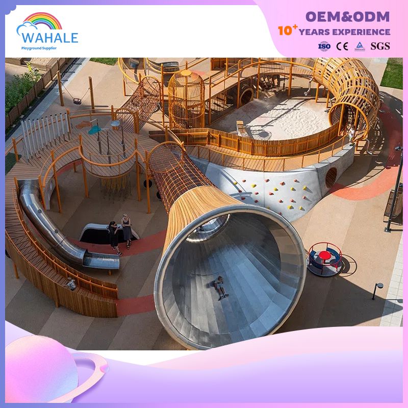 Outdoor Plant Theme Customized Outdoor Parent-child Interactive Playground Equipment