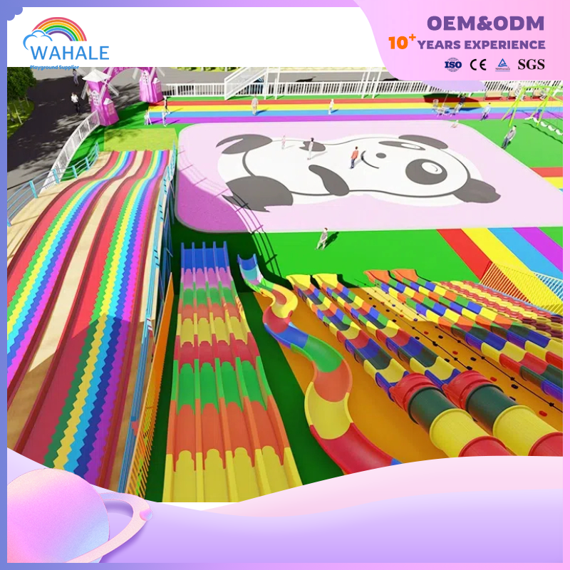 School Outdoor Cartoon Theme Customized Children's Color Playground Equipment Wholesale