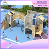 Customized Early Education Center Outdoor Wooden Children's Slide Playground Equipment Supplier