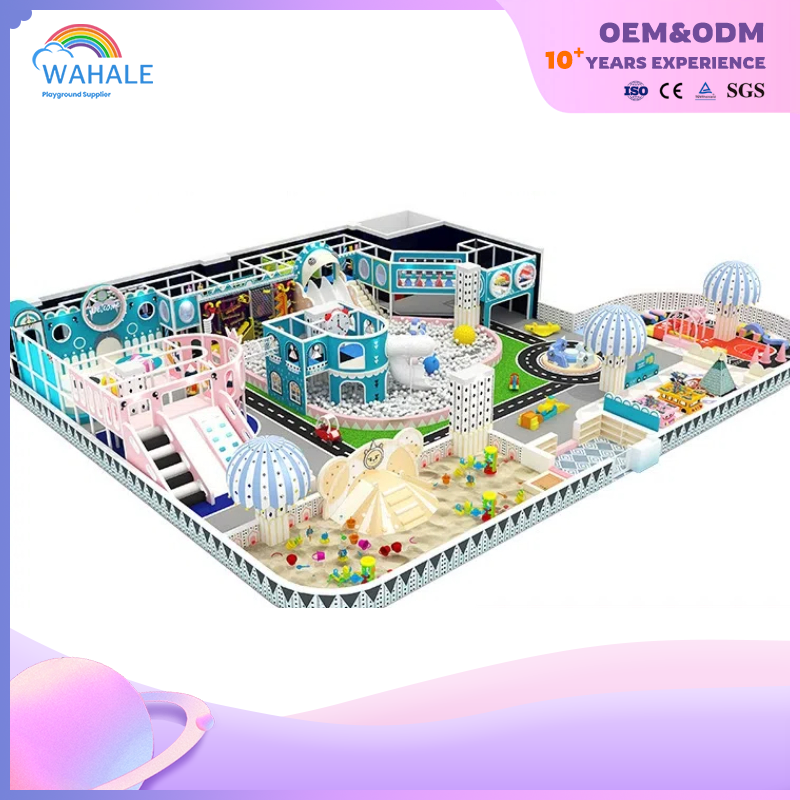 Kindergarten Indoor Fantasy Candy Theme Customized Children Soft Decoration Playground Equipment Dealer