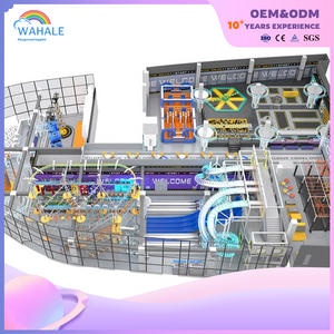 Video Game Theme Custom Shopping Mall Indoor Physical Training Trampoline Park Equipment Supplier