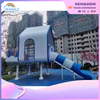 Scenic Area Outdoor Blue House Modeling Children Parent-child Interactive Playground Equipment